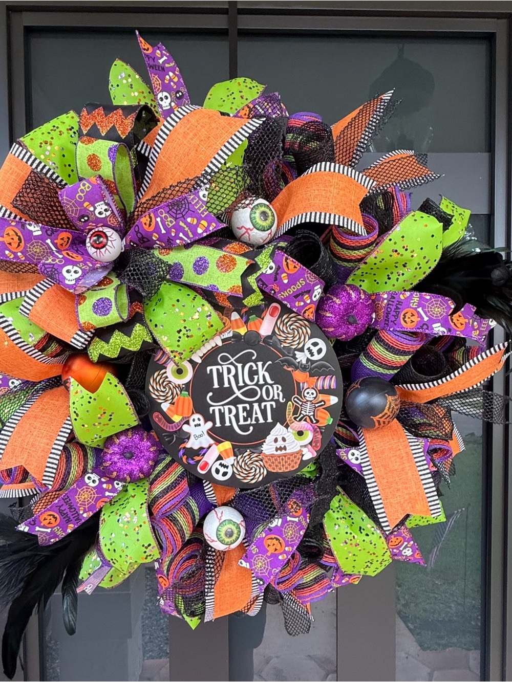 Trick or Treat Halloween Wreath 👻🎃